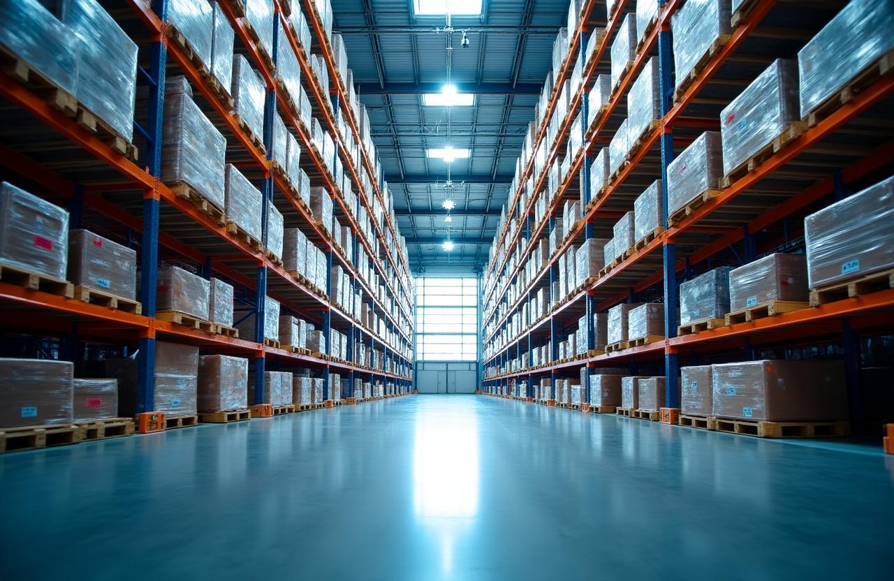 Modern logistics warehouse facility